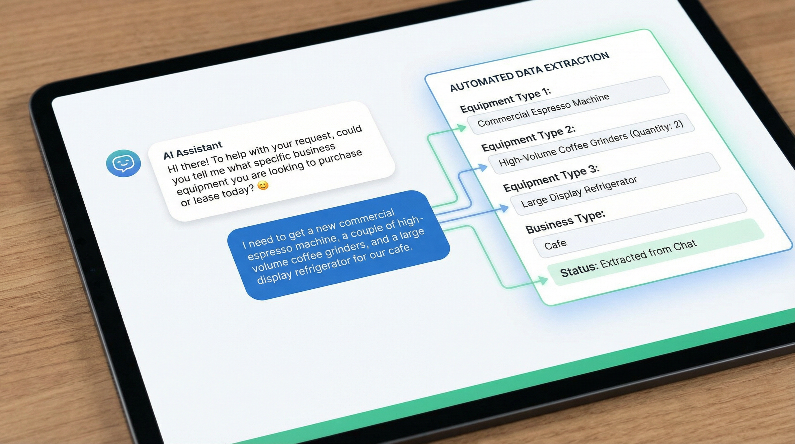 AI壁打ちチャット画面